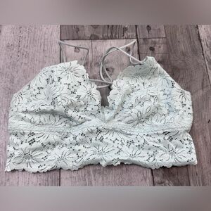 Victoria's Secret Lace Bralette in Light Mint